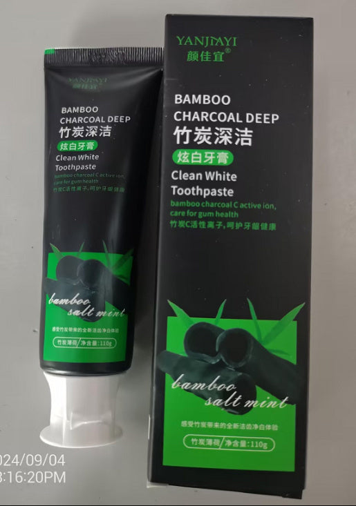 Bamboo Charcoal Whitening Toothpaste